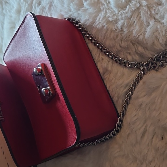 BCBGeneration Bold Red Mini Crossbody Bag - Picture 7 of 8